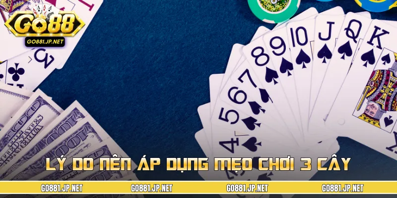 Tìm hiểu lý do hội viên nên tận dụng mẹo cược 3 cây