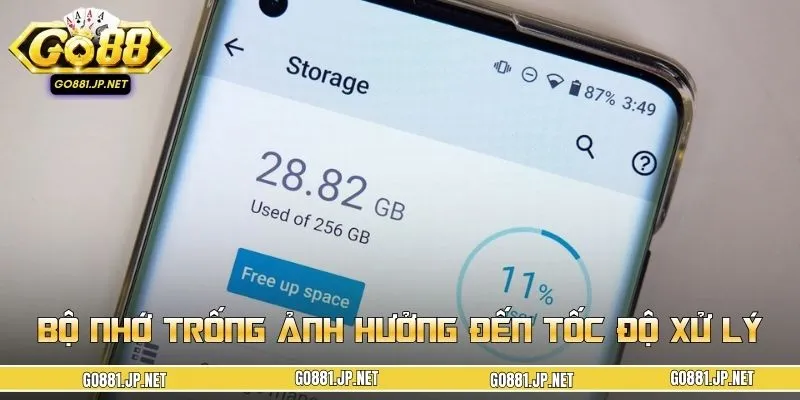 Chú ý kiểm tra kỹ bộ nhớ trước khi thao tác